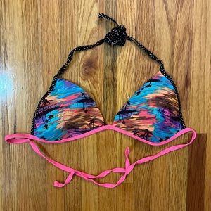 Tropical bikini top